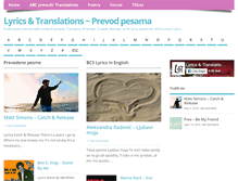 Tablet Screenshot of lyricstranslations.com